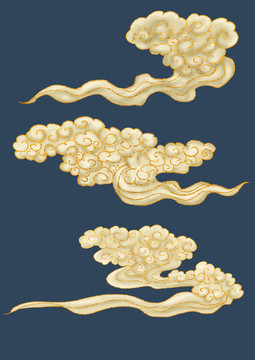 國(guó)潮祥云素材