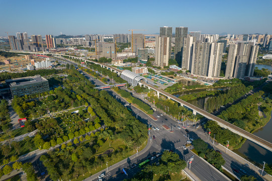 广州南沙区蕉门地铁站