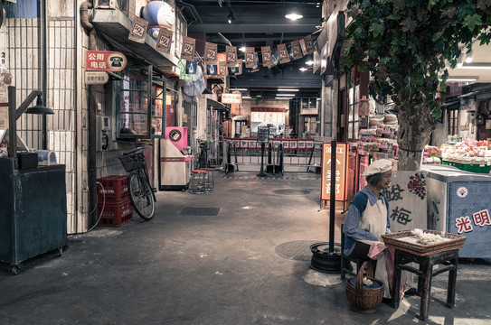 八十年代上海街区场景