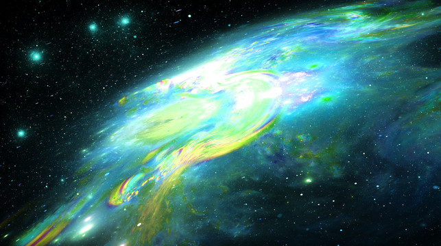 夢(mèng)幻炫彩星空