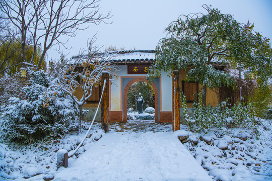 北京园博园南昌园雪景