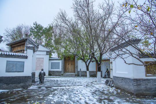 北京园博园石家庄园雪景