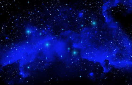 藍(lán)色星空背景
