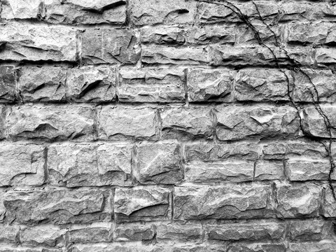 灰色石墙背景素材