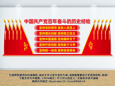 十個(gè)堅(jiān)持文化墻