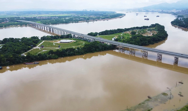 江西吉安吉水墨潭桃花岛