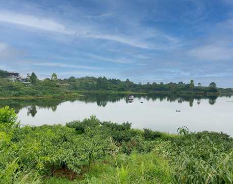 自然风景湖泊