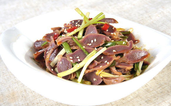 小蔥拌鴨胗