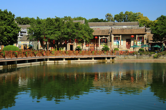岭南印象园湖景