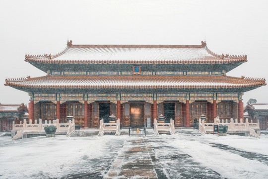 故宫博物院雪景