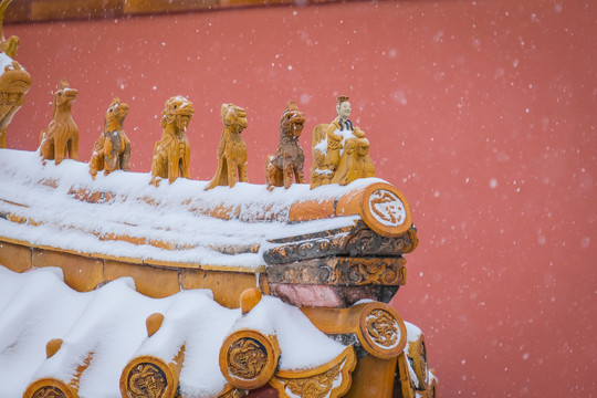 故宫博物院雪景