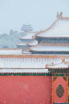 故宫博物院雪景