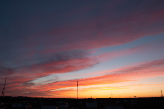 夕阳西下之大美新疆