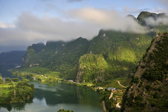 红水河风光