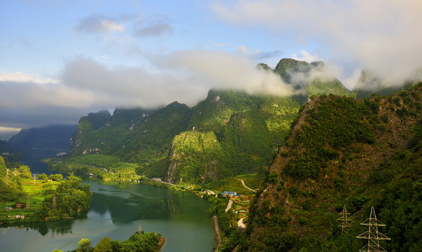 红水河风光