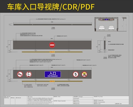 车库导视牌