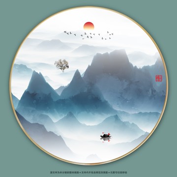 禪意山水
