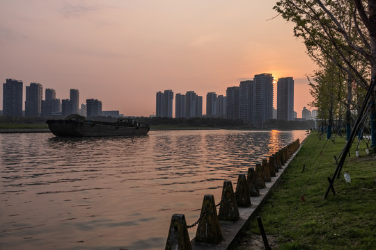 独墅湖日出