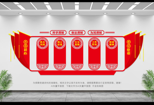 財(cái)政文化墻