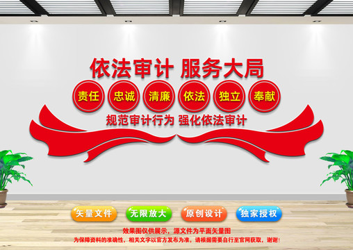 審計(jì)局文化墻
