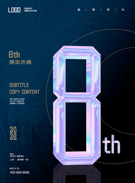 8周年海報