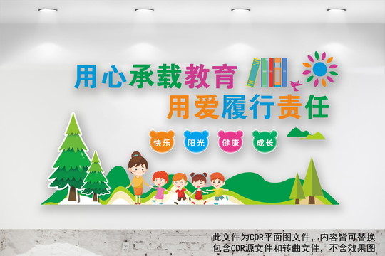 幼兒園文化墻