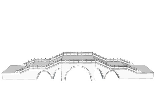 古建桥梁设计图