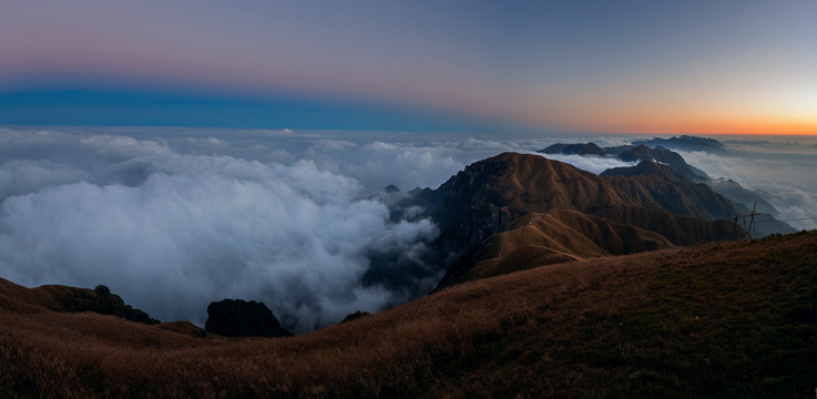 武功山全景