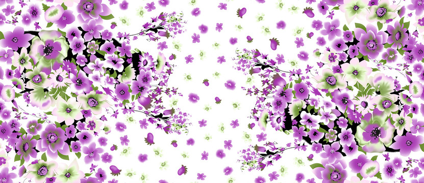 雙邊定位花