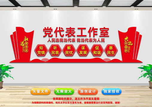 黨代表工作室文化墻