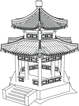 古代江南園林亭子