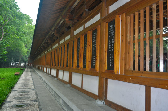 苏州寒山寺古木建筑