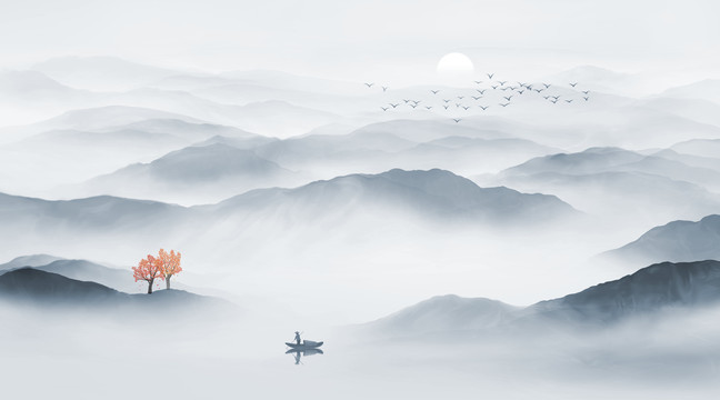 寫意山水畫