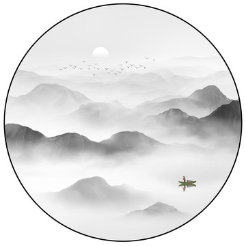 水墨山水