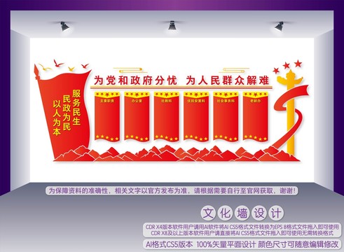 民政局展板