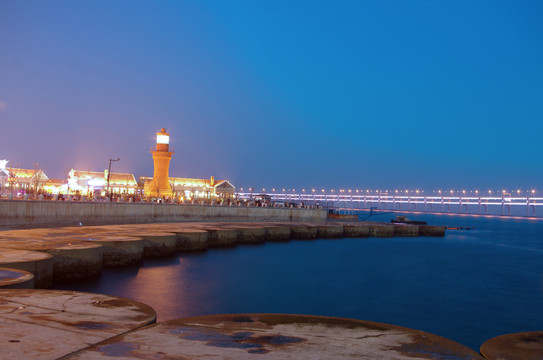 大连星海湾广场建筑风光