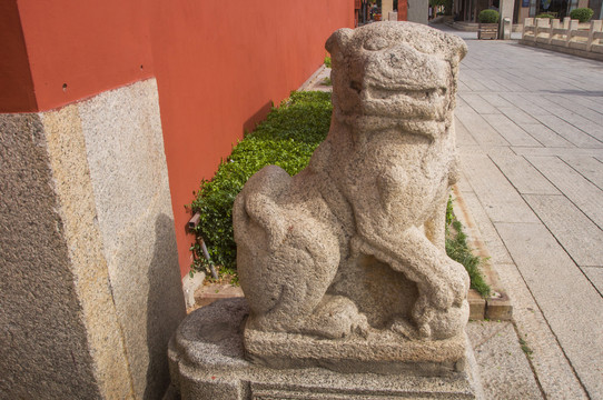 漳州文庙石狮子
