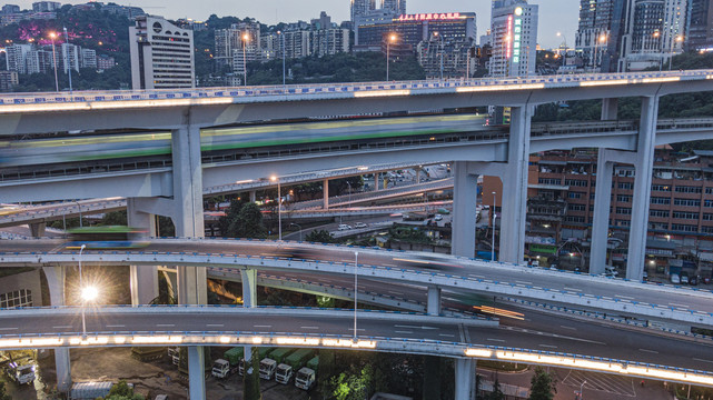 路桥交通桥梁高架桥建设