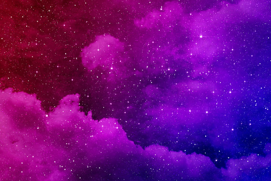 紫色星空