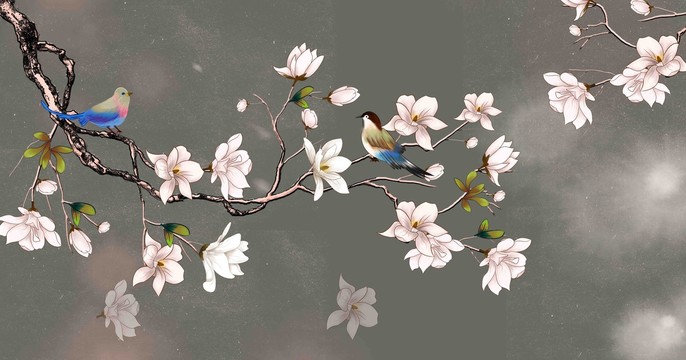 新中式花鳥