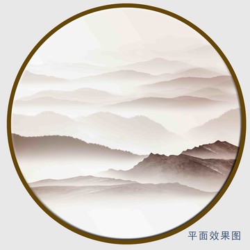 中式山水装饰画