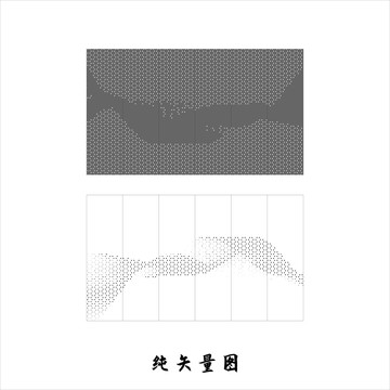 三角鏤空圖案