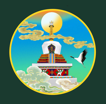 塔爾寺八寶如意塔