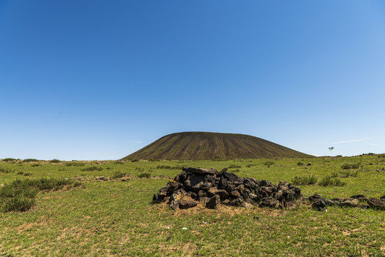 烏蘭達火山航拍俯拍