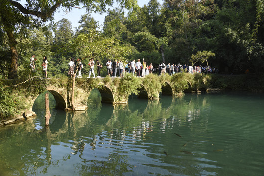 小七孔风景区碧水