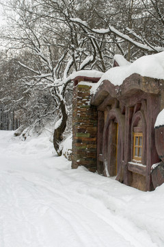 本溪青云山冬季雪景