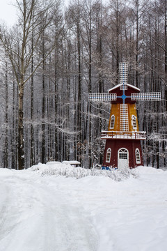 本溪青云山冬季雪景