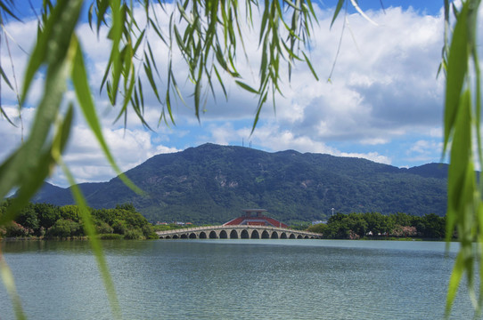 泉州西湖山水风景