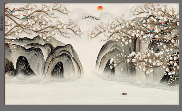 花鳥(niǎo)裝飾畫