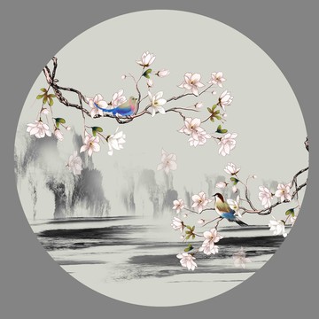 玉蘭花鳥復(fù)古